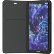 Nokia 5.1 Plus flip cover case, Black 