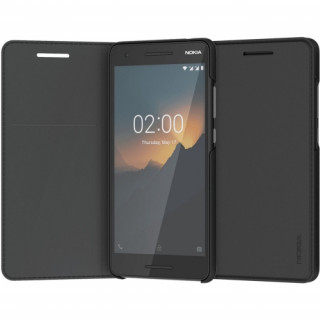 Nokia 2.1 flip cover case, Black Mobile