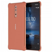 Nokia soft touch plastic  back cover, Copper 