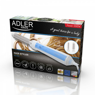 Adler AD204 hair styler machine, 550W, white Dom