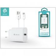 Devia ST301117 Smart 2.1A Micro USB White AC Charger charger 