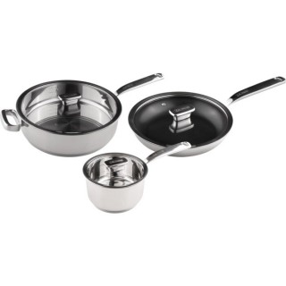 Zanussi Positano 3pcs stainless steel cookware Set Dom