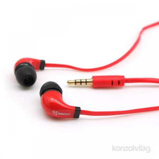 Sbox EP-038R Red microphone earphone Mobile