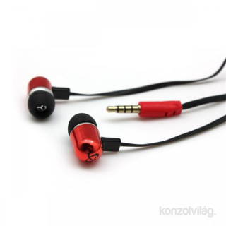 Sbox EP-044R Red microphone metal earphone Mobile