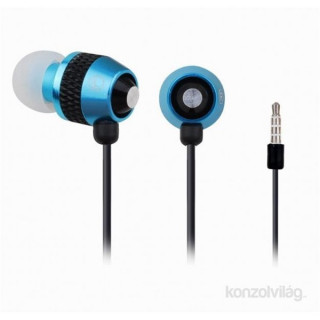 Gembird Metal microphone earphone Blue Mobile