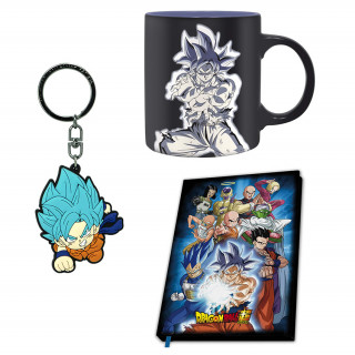 Abysse - Dragon Ball Super - poklon set - 320 ml šalica, PVC privjesak za ključeve, bilježnica Merch