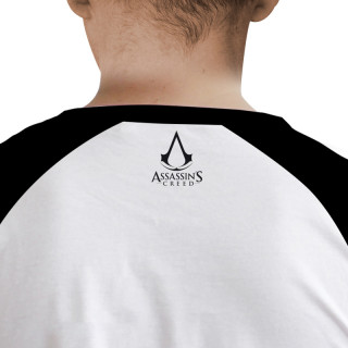 ASSASSIN´S CREED - T-shirt  "Crest" white & black - premium (M) Merch