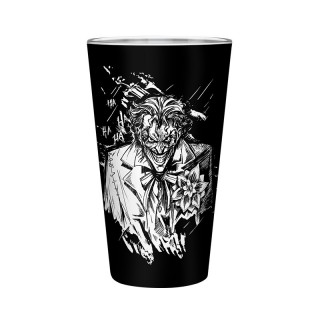 DC COMICS - Large Glass - 500ml - Batman & Joker - 2x Merch