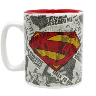 DC COMICS - Pck Mug + Keychains + Badges "Superman" Merch