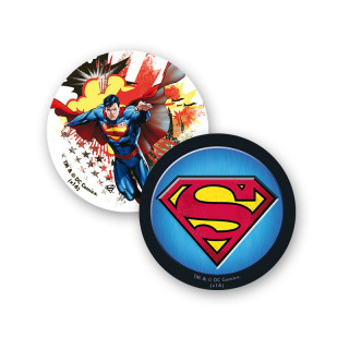 DC COMICS - Pck Mug + Keychains + Badges "Superman" Merch