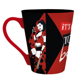 DC COMICS - Pck Mug340ml + KeyringPVC + Notebook "Harley Quinn" Merch