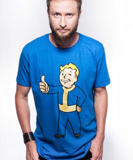 Fallout 4 - Vault Boy blue M (M-I) Merch