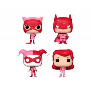 Funko 4-Pack Pocket Pop!: DC Batman The Animated Series - Happy Valentines Day Box Vinyl Figure Merch