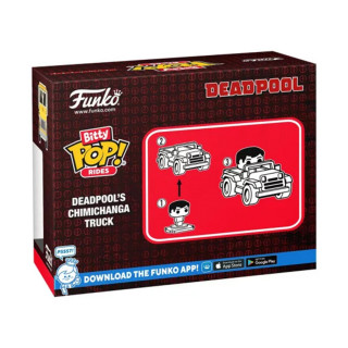 Funko Bitty Pop! Rides: Marvel - Deadpool and Deadpool's Chimichanga Truck Vinyl Figure Merch