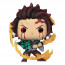 Funko Pop! #1748 Animation: Demon Slayer - Tanjiro Kamado (Sun Breathing) Vinyl Figura thumbnail