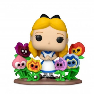 Funko POP! Alice in Wonderland: Alice w/Flowers #1057 Deluxe Vinyl Figura Merch