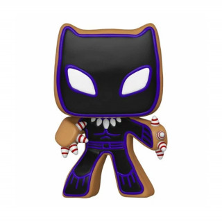 Funko Pop! Marvel: Holiday - Gingerbread Black Panther #937 Bobble-Head Vinyl Figure Merch