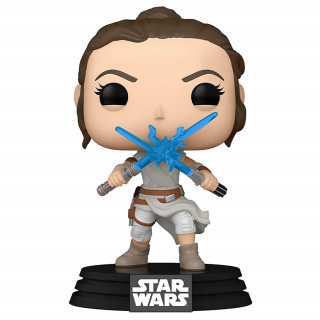 Funko Pop! Star Wars: Rey (Two Lightsabers) #434 Bobble-Head Vinyl Figure Merch