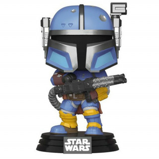 Funko Pop! Star Wars: The Mandalorian - Heavy Infantry Mandalorian (Metallic) #348 Bobble-Head Vinyl Figura Merch