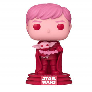 Funko Pop! Star Wars: Valentines: Luke Skywalker with Grogu #494 Vinyl Figura Merch