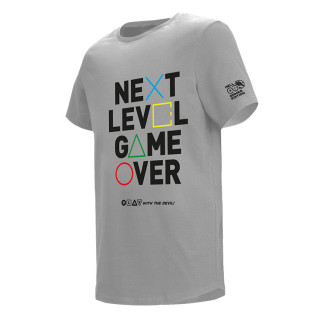 HELL Gamer Next Level Game Over T-Shirt Gray (M) Merch