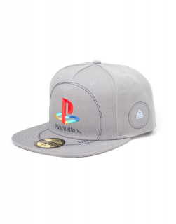 PlayStation - Silver Logo Snapback hat (M-I) Merch