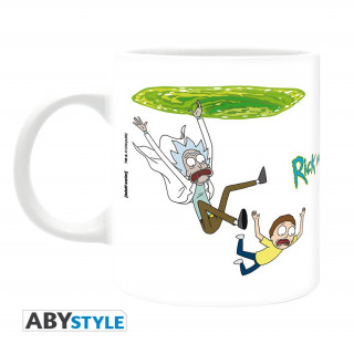 RICK I MORTY - Šalica - 320 ml - "Portal 2" x2 Merch