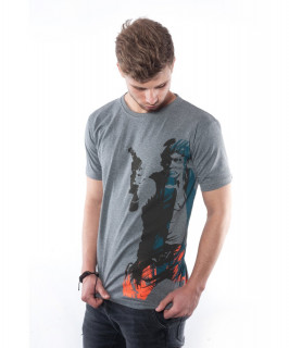 Star Wars - Han Solo T-shirt (gray) L Merch