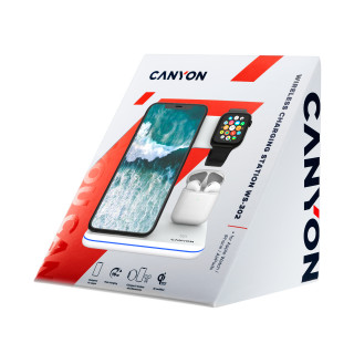 Canyon WS-302 Univerzalno Bijelo USB U zatvorenom Mobile