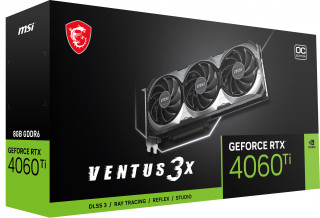 MSI VENTUS GeForce RTX 4060 Ti 3X 8G OC NVIDIA 8 GB GDDR6 PC