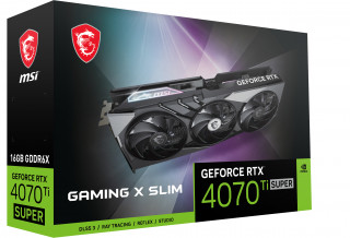 MSI GAMING GeForce RTX 4070 Ti SUPER 16G X SLIM NVIDIA 16 GB GDDR6X PC