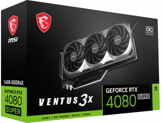 MSI VENTUS GeForce RTX 4080 SUPER 16G 3X OC NVIDIA 16 GB GDDR6X PC