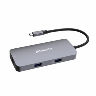 Verbatim CMH-05 USB Tip-C 5000 Mbit/s Srebro PC