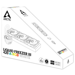 ARCTIC Liquid Freezer III 420 A-RGB Procesor Sve-u-jednom vodeno hlađenje 14 cm Bijelo 1 kom PC