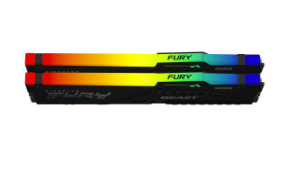 Kingston Fury memória 32GB DDR5 5600MHz Kit(2x16GB) Beast RGB Black PC