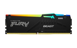 Kingston Fury memória 32GB DDR5 5600MHz Kit(2x16GB) Beast RGB Black PC