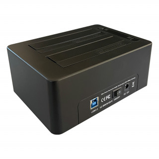 LC-Power LC-DOCK-U3-V priključna stanica za disk za pohranu podataka USB 3.2 Gen 1 (3.1 Gen 1) Type-B Crno PC