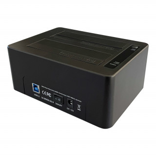 LC-Power LC-DOCK-U3-V priključna stanica za disk za pohranu podataka USB 3.2 Gen 1 (3.1 Gen 1) Type-B Crno PC