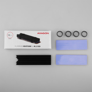 COOL-SSD Axagon M2L10 M.2 hladnjak [pasivni] - crni PC