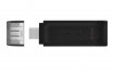 Kingston Technology DataTraveler 70 USB izbrisivi memorijski pogon 64 GB USB Tip-C 3.2 Gen 1 (3.1 Gen 1) Crno thumbnail