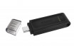 Kingston Technology DataTraveler 70 USB izbrisivi memorijski pogon 64 GB USB Tip-C 3.2 Gen 1 (3.1 Gen 1) Crno thumbnail