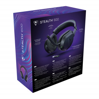 Turtle Beach Stealth 600 Gen 3 Slušalice Bežično Obruč za glavu Igranje Bluetooth Crno PC