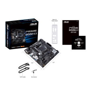 ASUS Prime B450M-K II AMD B450 Priključnice AM4 Mikro ATX PC