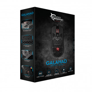 White Shark GALAHAD miš Igranje Ambidekster USB Tip-A Optički 7200 DPI PC