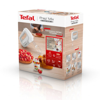 Tefal HT450B38 Prep`Mix white-grey hand mixer Dom