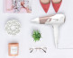 Rowenta CV5830F0 Studio Dry Glow white-pink hair dryer thumbnail