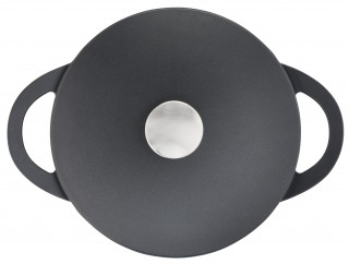 Tefal E2184634 Trattoria cast aluminum lid 24 cm black cooking pot Dom