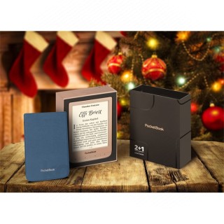 POCKETBOOK e-Reader PB627 LUX4 Gold case (6"E Ink Carta, Cpu: 1GHz,512MB,8GB,1500mAh, wifi,mSD) Tablet