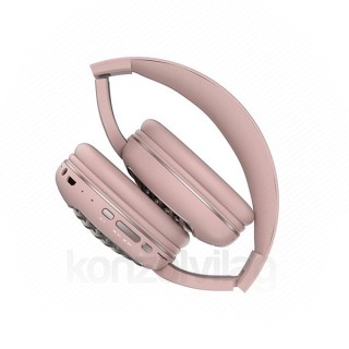 Rampage headset Wireless SN-BT55 (Bluetooth v5.0, sound control, micro-SD slot, pink) Mobile