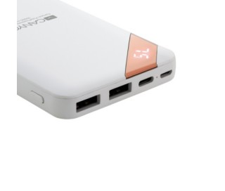 Canyon CNE-CPBP10W 10000mAh Powerbank with digital display White Mobile